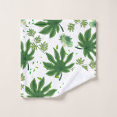 Folhas Verdes バスタオルセット (ウォッシュタオル)