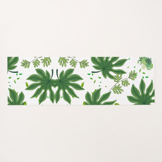 Folhas Verdes ヨガマット (裏面(横))