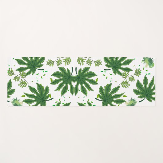 Folhas Verdes ヨガマット (正面(横))