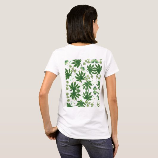 Folhas Verdes Tシャツ (裏面フル)