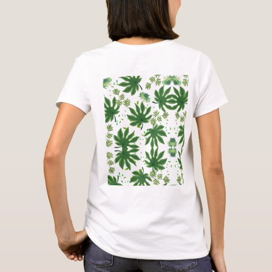 Folhas Verdes Tシャツ (裏面)
