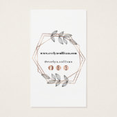 Foliageジオメトリックフレームパッケージの挿入 (裏面)