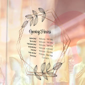 Foliageジオメトリフレームの開口時間ウィンドウの固定 ウィンドウサイン