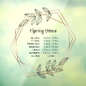 Foliageジオメトリフレームの開口時間ウィンドウの固定 ウィンドウサイン (シート3)