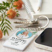 Foliage モダン Memorial Gift Keychain キーホルダー (正面右)