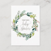 Foliage Book Request招待状の挿入 エンクロージャーカード (裏面)