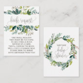 Foliage Book Request招待状の挿入 エンクロージャーカード (正面/裏面)