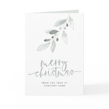 Foliage CompanyモダンロゴスクリプトMerry Christmas