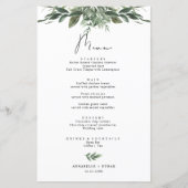 Foliage Leafメニューカード (正面)