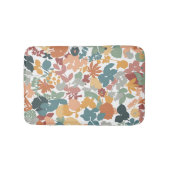 Foliage Teal Sage Mustard Terracotta Orange  バスマット (正面)