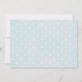 Foliage Woodland Animals 1st誕生日招待状 招待状 (裏面)