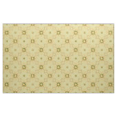 Foliate Scroll Quatrefoils & floral pattern ファブリック (ヤード)