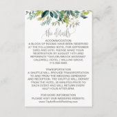 Folidsの結婚詳細エンクロージャカード エンクロージャーカード (正面)