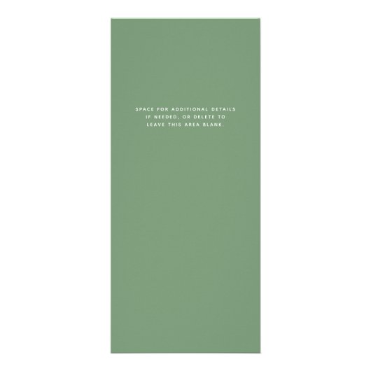 Folidsモダン美容師価格表サービス ラックカード (裏面)