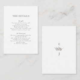 Folids詳細エンクロージャ披露宴カード エンクロージャーカード