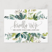 Folids Menu Choice RSVPポストカード インビテーションポストカード (正面)