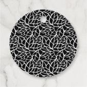 Folids Pattern 結婚's Thankメッセージカード フェイバータグ (裏面)