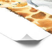 Folids Safariベビーシャワー歓迎ポスター ポスター (コーナー)