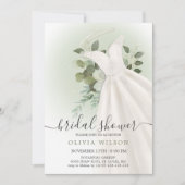 Folids's 結婚 Dress Bridal Shower Invitation 招待状 (正面)