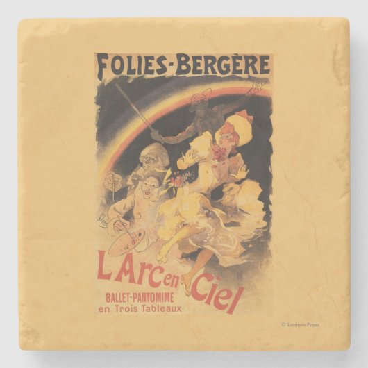 Folies-BergereのL'Arc enCielバレエ ストーンコースター (正面)