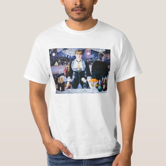 Folies BergereのTシャツのManetのバー Tシャツ (正面)