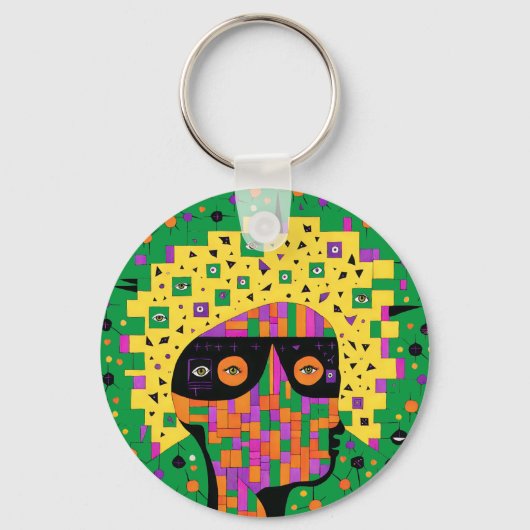 Folk 001 Nancy キーホルダー (正面)