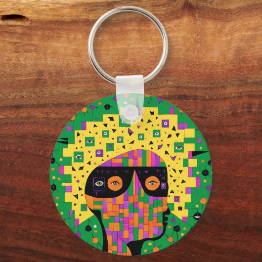 Folk 001 Nancy キーホルダー (正面)