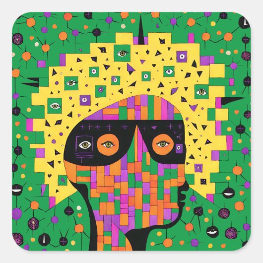 Folk 001 Nancy スクエアシール (正面)