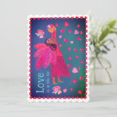 Folk Art Angel Valentine シーズンカード (スタンド正面)