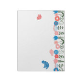 Folk Art Birds and Flowers Notepad ノートパッド (回転)