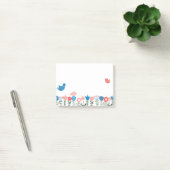 Folk Art Birds and Flowers Post-it® Notes ポストイット (オフィス)