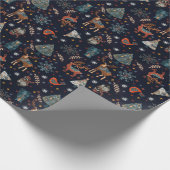 Folk Art Christmas  ラッピングペーパー (角)