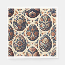 Folk Art Easter Egg Napkins スタンダードランチョンナプキン