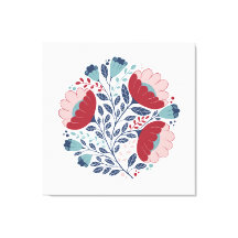 Folk Art Florals in Full Bloom