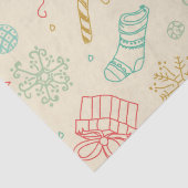 Folk Art Gingerbread Men Christmas 薄葉紙 (詳細)