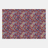 Folk Art Pattern  ラッピングペーパーシート (正面3)