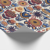 Folk Art Pattern  ラッピングペーパー (角)