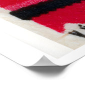 Folk Art Pattern - Matchbox Print - Czech Wall Art ポスター (角)