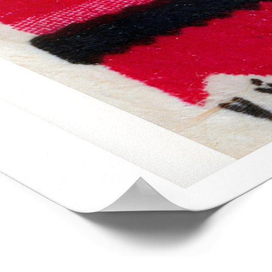 Folk Art Pattern - Matchbox Print - Czech Wall Art ポスター (角)