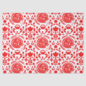 Folk Art Sleeping Fox Gift 薄葉紙 (正面)