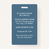 Folk Dentist logo Modern Business Photo バッジ (裏面)