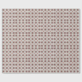 Folk Diamond Cross Stitch Seamless Pattern ラッピングペーパー (フラット)