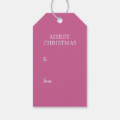 Folk Florals Christmas ギフトタグ (裏面)