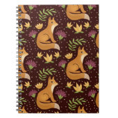 Folk Foxes Spiral Notebook ノートブック (正面)