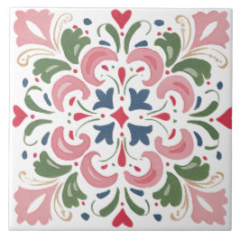 Folk Garden Watercolor タイル