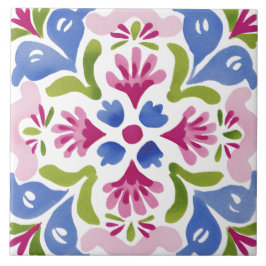 Folk Garden Watercolor タイル