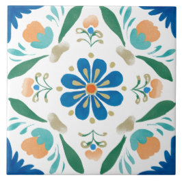 Folk Garden Watercolor タイル