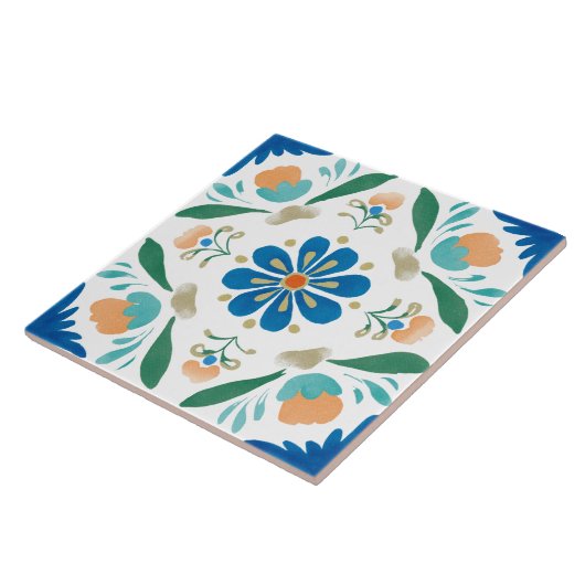 Folk Garden Watercolor タイル (側面)