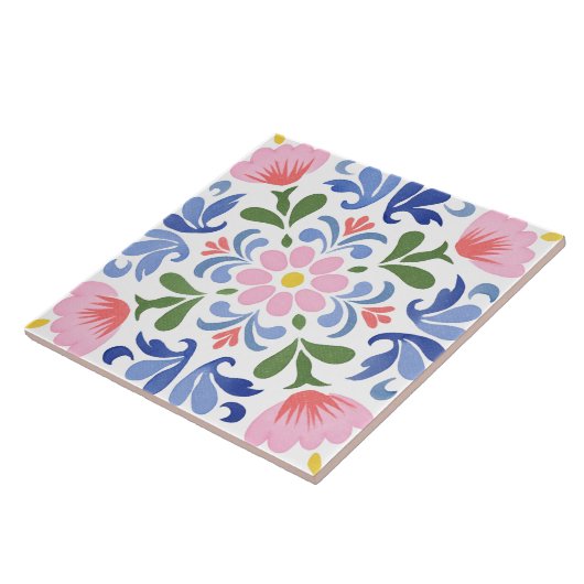 Folk Garden Watercolor タイル (側面)