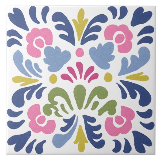 Folk Garden Watercolor タイル (正面)